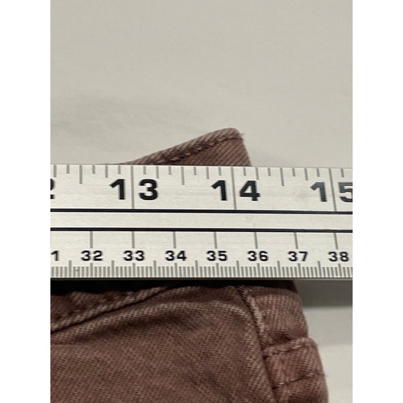 Universal Thread Vintage Midi Cut-Off Denim Jean Shorts Womens 2/26 Raw Hem - Picture 12 of 14